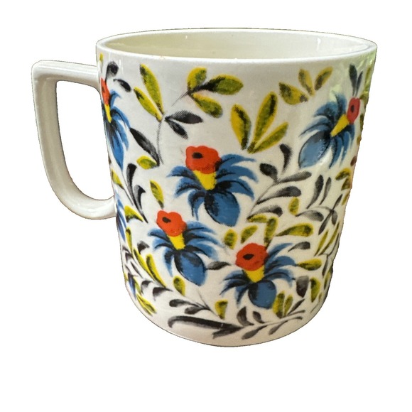 The Unbranded Brand Other - Vintage Floral Wild Flower Garden Party Japan Coffee Tea Mug Cottage Country